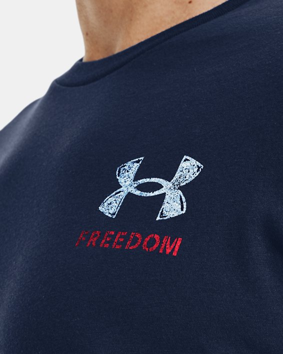 Under Armour 1343545408LG Mens LG Academy Freedom Eagle Short-Sleeve T-Shirt 